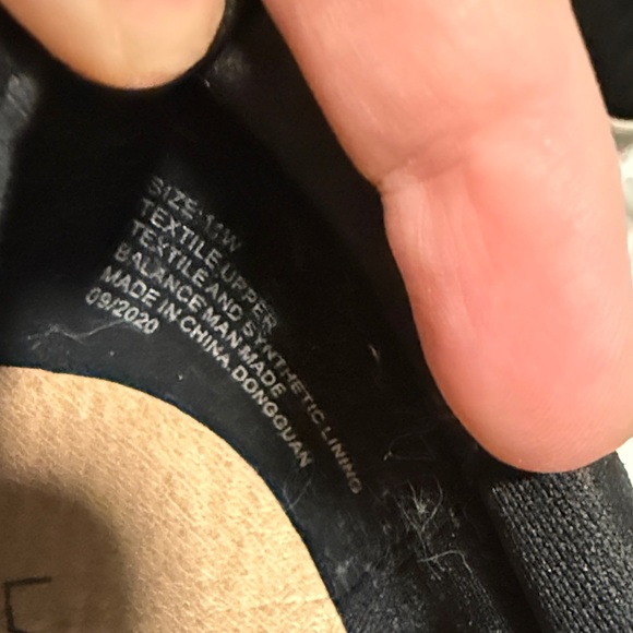 Lane Bryant Black Quilted Slip on Sneakers - Picture 5 of 6